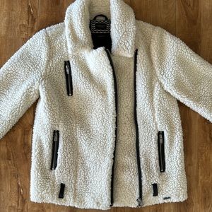 Maison Scotch - Scotch & Soda Aspen Chic Sherpa Moto Jacket